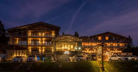 façade de nuit
